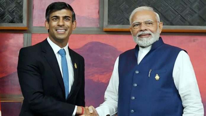पीएम मोदी और ब्रिटिश पीएम ऋषि सुनक