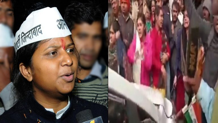 जहाँ कार से घसीट कर लड़की को मार डाला, वहाँ के लोगों ने AAP विधायक को भगाया: थाने को घेर कर विरोध प्रदर्शन, नग्न अवस्था में मिला था शव