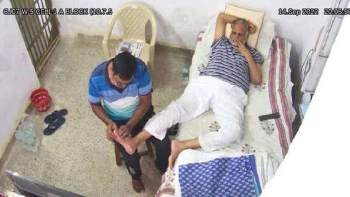 सत्येंद्र जैन, तिहाड़