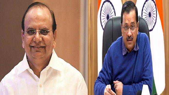 वीके सक्सेना अरविंद केजरीवाल