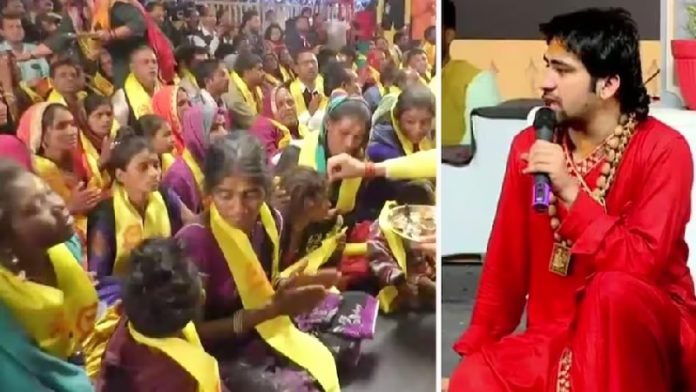 बागेश्वर धाम, घर वापसी, पंडित धीरेन्द्र कृष्ण शास्त्री, ईसाई
