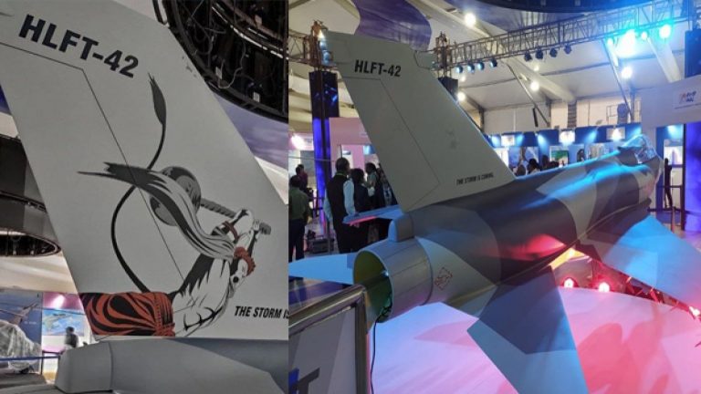 HAL के लड़ाकू विमान पर लौटी बजरंग बली की तस्वीर, विवाद के बाद हटा दिया गया था: एयरो शो के अंतिम दिन फिर से दिखा ‘तूफान’