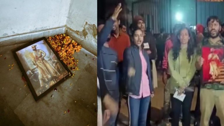 ‘JNU में शिवाजी-शिवाजी नहीं चलेगा’: छत्रपति की तस्वीर फेंकी, ABVP ने SFI के हमलावरों को बताया देशद्रोही