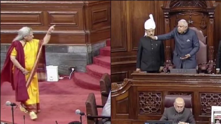 गुस्साई जया बच्चन ने उप-राष्ट्रपति को दिखाई उँगली, फिर निकल गईं बाहर: लोग बोले – इस महिला को 50 साल झेलने के लिए अमिताभ को भारत रत्न दो