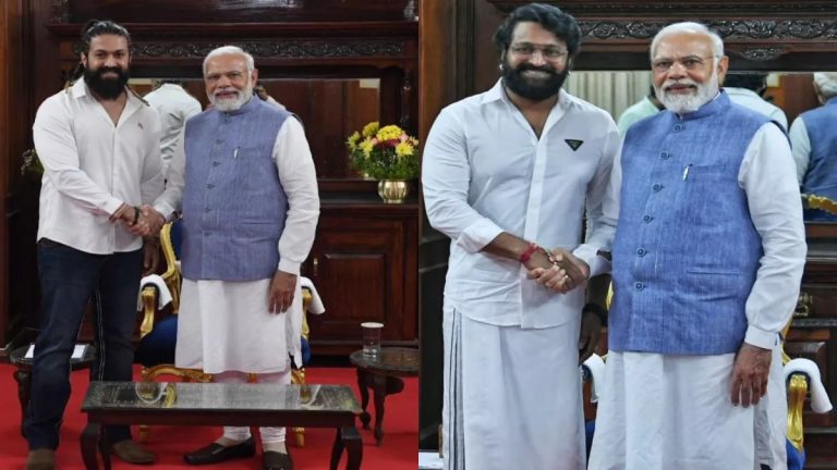 PM मोदी के कायल हुए ‘कांतारा’ वाले ऋषभ शेट्टी और ‘KGF’ वाले यश: दिवंगत पुनीत राजकुमार की पत्नी से भी मिले प्रधानमंत्री, पूर्व क्रिकेटर कुंबले-वेंकटेश भी थे मौजूद