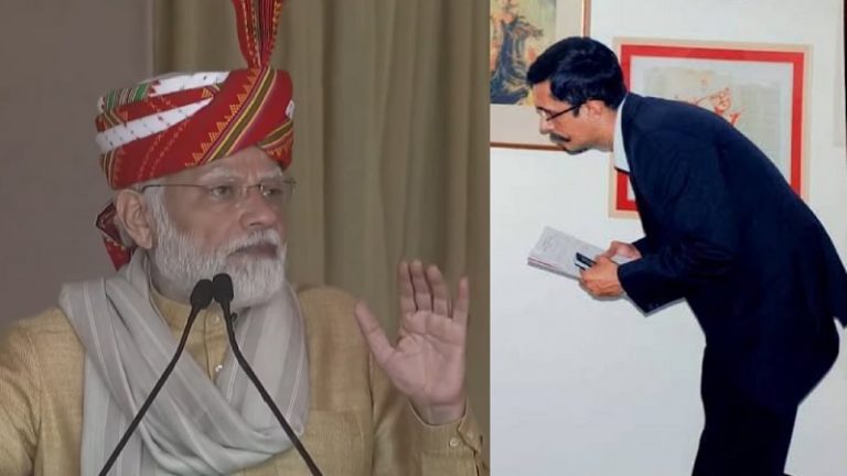 ‘इसकी रीढ़ की हड्डी अब तक सीधी नहीं हुई’: ‘झुके हुए पवन खेड़ा’ की पुरानी तस्वीर वायरल, PM मोदी के दिवंगत पिता का किया था अपमान