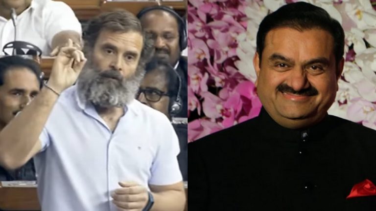 उधर संसद में राहुल गाँधी का भाषण, इधर अडानी के शेयरों ने लगाई 102% की छलांग! एक दिन में ₹42000 करोड़ का फायदा, फूट रहा हिंडनबर्ग वाला गुब्बारा?