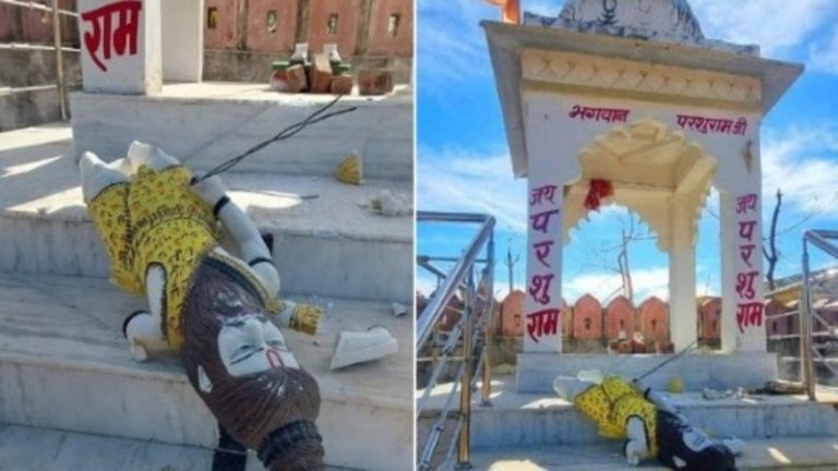 ‘राजस्थान के हालात इराक और सीरिया से भी बदतर’: उदयपुर में भगवान परशुराम की प्रतिमा खंडित कर फेंके जाने से आक्रोश में हिन्दू समाज, एक भी गिरफ़्तारी नहीं
