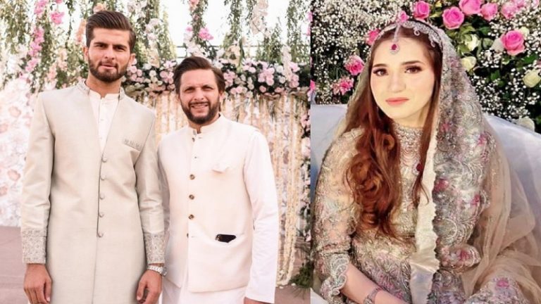 वायरल हुआ बीवी का बिना चेहरा ढँका फोटो तो भड़के शाहीन शाह, शाहिद अफरीदी की बेटी अंशा से रचाया है निकाह