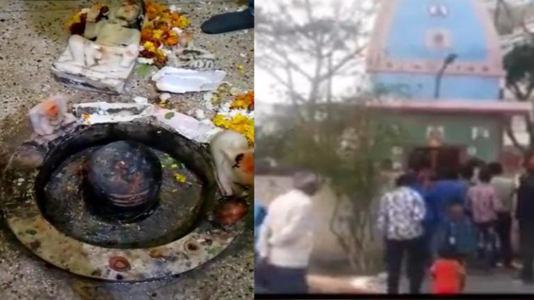 मंदिर में घुस कर मूर्तियाँ खंडित करने वाले सैफ को यूपी पुलिस ने दबोचा: दानपात्र भी लूट लिया, विरोध करने वालों को मारने दौड़ा