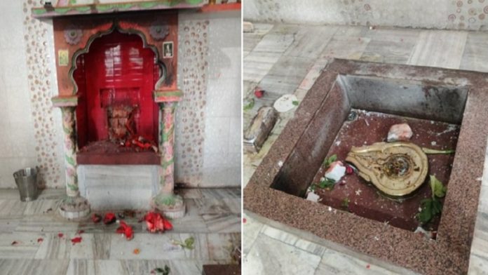 वाराणसी मंदिर तोड़फोड़