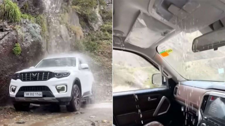 Sunroof वाली गाड़ी लेनी है या नहीं: वीडियो देख करें डिसाइड, झरने का पानी SUV के अंदर, इंटरनेट पर बहस चालू