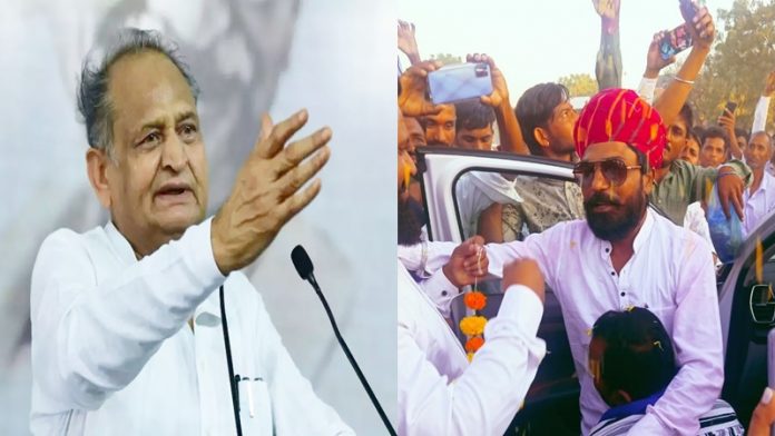 भीम सेना प्रमुख नवाब अशोक गहलोत
