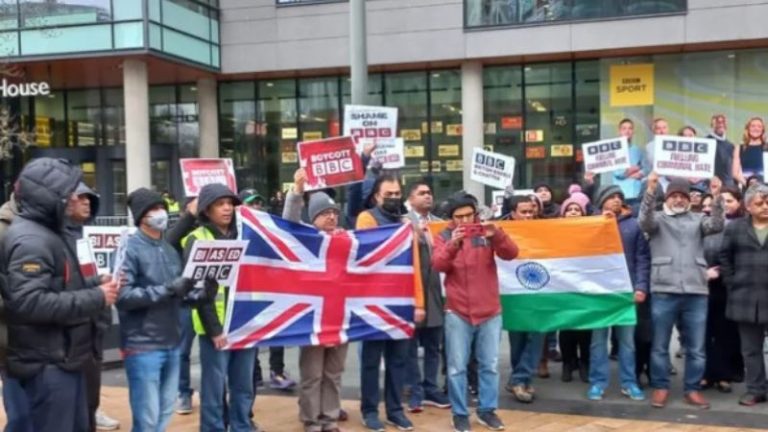 ‘हिंदुत्व’ को लेकर दुष्प्रचार, PM मोदी पर हिटजॉब, कश्मीर पर प्रोपेगंडा: BBC के खिलाफ सड़क पर हैं NRI हिन्दू, लेस्टर हिंसा में मुस्लिमों का किया था बचाव
