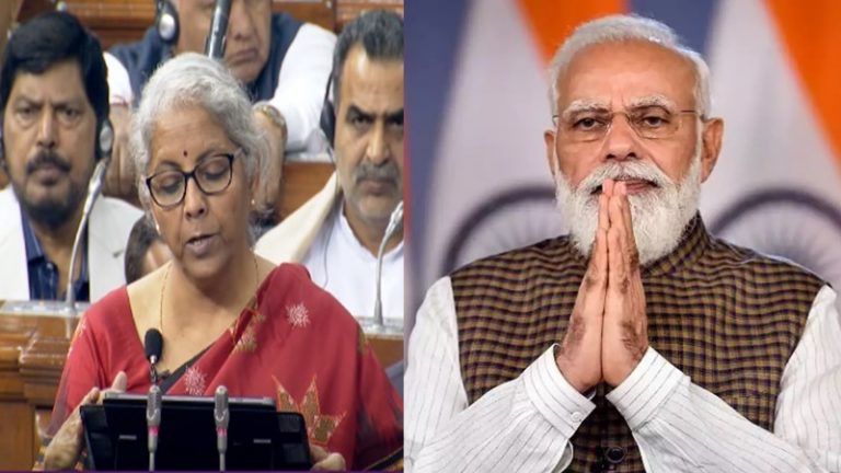 बजट भाषण दे रहीं थी निर्मला सीतारमण, ‘मोदी-मोदी’ के नारों से गूँजा सदन: 50 नए एयरपोर्ट, हेलीपोर्ट, एयरोड्रम बनाने का ऐलान