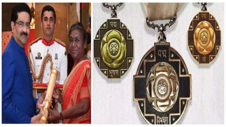 हरिकथा कलाकार के सम्मान में खड़े हुए PM मोदी, लोक गायिका ने घुटने के बल बैठ प्रधानमंत्री को किया प्रणाम: पद्म सम्मान में दिखा ‘असली भारत’ का नज़ारा