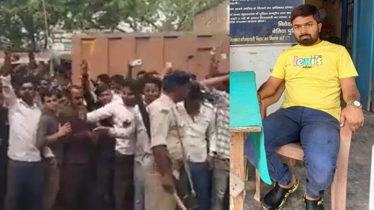 मनीष कश्यप की गिरफ़्तारी के बाद थाने के बाहर जुटे समर्थक: तमिलनाडु पुलिस भी पहुँची बिहार, ट्रांजिट रिमांड पर ले जा सकती है अपने साथ