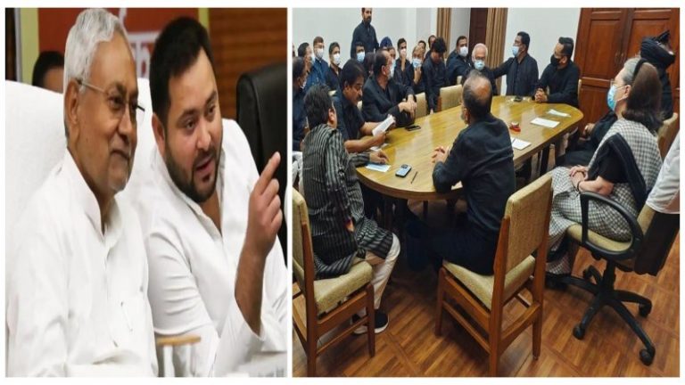 राहुल गाँधी के समर्थन में काले कपड़ों में प्रोटेस्ट, सड़क से संसद तक बवाल: RJD नेता ने कहा- सामूहिक रूप से इस्तीफा दें विपक्षी सांसद, नीतीश करें नेतृत्व