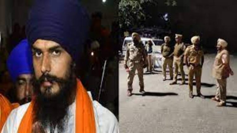होशियारपुर में चारों ओर से घिरा ‘अमृतपाल’, गाड़ी से कूद खेतों में भागा: पुलिस ने भेजा अलर्ट, दिल्ली से CCTV फुटेज सामने आई