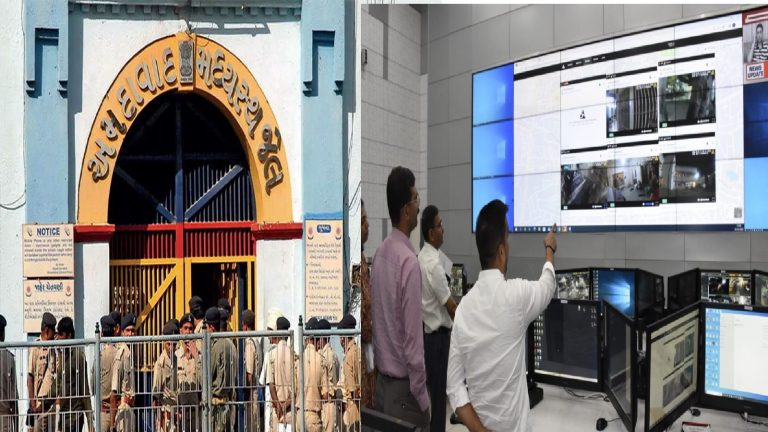 गुजरात की 17 जेलों में 1700 पुलिसवालों का छापा, अतीक अहमद की जेल में 300 पहुँचे: चप्पे-चप्पे का लाइव टेलीकास्ट, 39 घातक हथियार बरामद