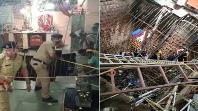 इंदौर में धँसी महादेव मंदिर की बावड़ी, 12 की मौत, कई घायल: आँध्र प्रदेश के मंदिर में भी आग लगी, बड़ा हादसा होने से बचा