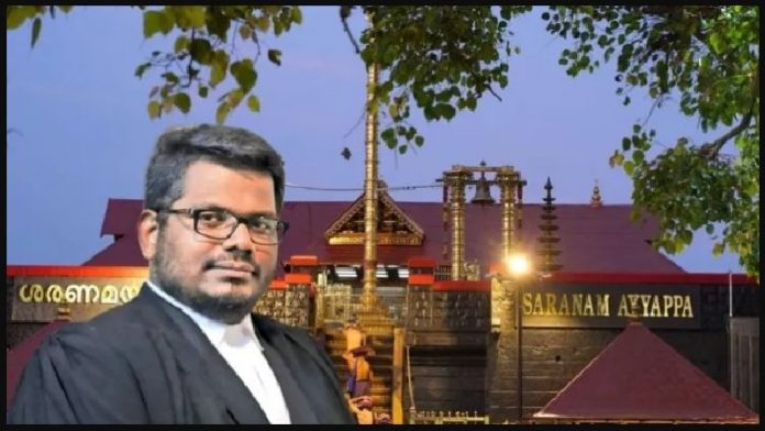 जे. साई दीपक, सबरीमाला मंदिर मामला