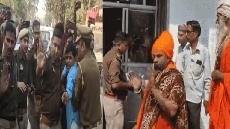 कानपुर में हनुमान मंदिर पर कब्जे और तोड़फोड़ का आरोप, हिन्दू संगठनों की पुलिस से झड़प: साधु-संतों का प्रदर्शन, DSP सलमान ने कहा – कब्जेदारी का विवाद