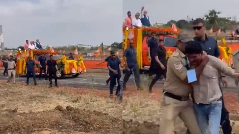 नहीं हुई PM मोदी की सुरक्षा में चूक, कार की तरफ आता युवक पहले पकड़ा गया: कर्नाटक में रोड शो के वक्त हुई घटना पर पुलिस का बयान