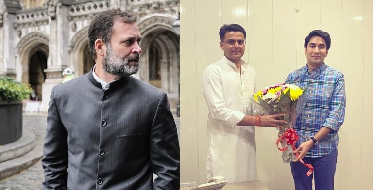 ‘राहुल गाँधी पागल, इटली को अपनी मातृभूमि मानते हैं’ – कॉन्ग्रेसी मंत्री के बेटे ने किया टारगेट, सचिन पायलट के करीबी