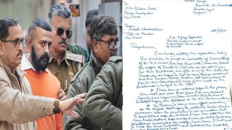 ‘जन्मदिन पर साथी कैदियों में बाँटना चाहता हूँ ₹5.11 करोड़’: महाठग सुकेश ने अनुमति के लिए जेल DG को लिखा पत्र, कहा – साबित कर दूँगा ये वैध कमाई है