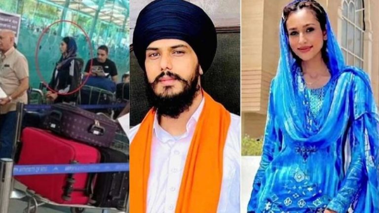 लंदन भाग रही थी भगोड़े अमृतपाल सिंह की बीवी किरणदीप, अमृतसर इंटरनेशनल एयरपोर्ट पर रोकी गई: खालिस्तानियों की फंडिंग में ब्रिटेन में हो चुकी है गिरफ्तार