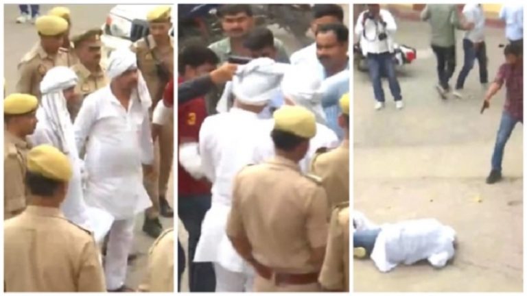 प्रयागराज में फिर वही सीन… कैमरे के सामने मारी ‘अतीक-अशरफ’ को गोली: 14 अप्रैल को सुरक्षा देख शूटरों ने बदल लिया था माफिया ब्रदर्स की हत्या का प्लान