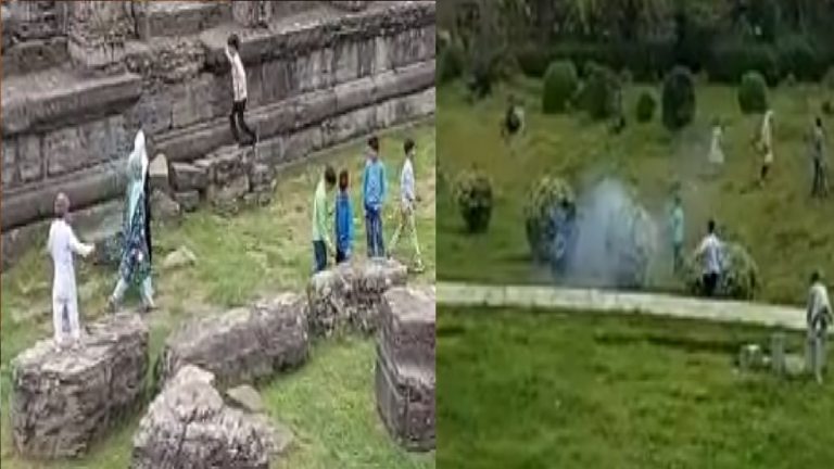 कश्मीर के मार्तण्ड सूर्य मंदिर में ईद पर फोड़े गए पटाखे, हिन्दुओं के पूजा करने पर पुरातत्व विभाग ने जताई थी आपत्ति: ‘हैदर’ फिल्म में इसे बताया था ‘शैतान की गुफा’