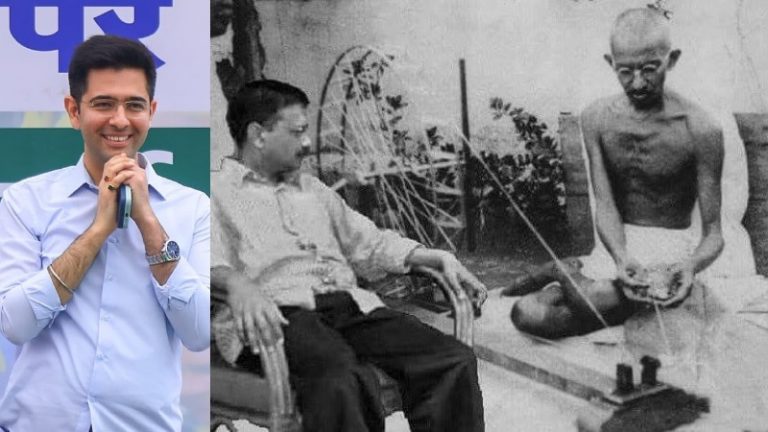 ‘फिर सिसोदिया और सत्येंद्र जैन क्या हैं?’: राघव चड्ढा ने अरविंद केजरीवाल को बताया आधुनिक महात्मा गाँधी तो लोगों ने लिए मजे, देखें मीम्स