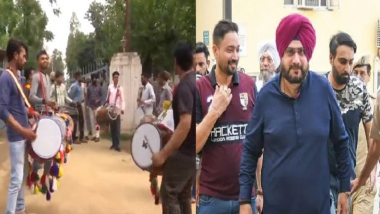 ढोल-नगाड़े बजे, समोसे-लड्डू बँटे: 11 महीने बाद जेल से रिहा हुए नवजोत सिंह सिद्धू, राहुल गाँधी को ‘क्रांति’ बताया