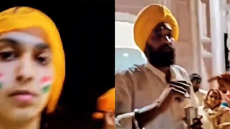 दावा- महिला के चेहरे पर बना था तिरंगा, सेवादार ने स्वर्ण मंदिर में घुसने से रोका: SGPC ने कहा- वह राष्ट्रीय ध्वज नहीं था