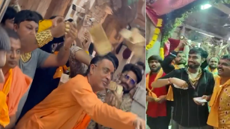 गुजरात के द्वारकाधीश मंदिर में उड़ाए नोट, मोबाइल नहीं ले जा सकते फिर भी बने वीडियोः सुरक्षा चूक के बाद जाँच के आदेश