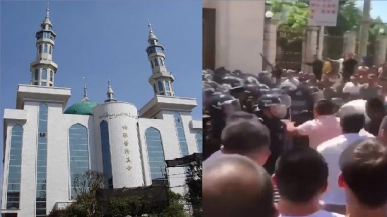 13वीं सदी का मस्जिद तोड़ रहा चीन, पत्थरबाजों की कुटाई भी: सोशल मीडिया में Video वायरल, प्रदशर्नकारी मुस्लिमों को सरेंडर का अल्टीमेटम