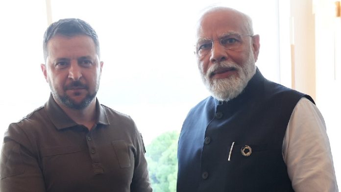 यूक्रेन राष्ट्रपति, नरेंद्र मोदी, वोलोदिमिर जेलेंस्की