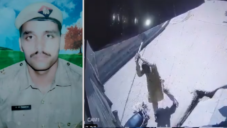 17 सेकेंड में फावड़े से किए 9 वार, जरीफ अंसारी ने PAC के रिटायर्ड दलित दारोगा को दिनदहाड़े काट डाला: हमले का CCTV देख काँप जाएगी रूह