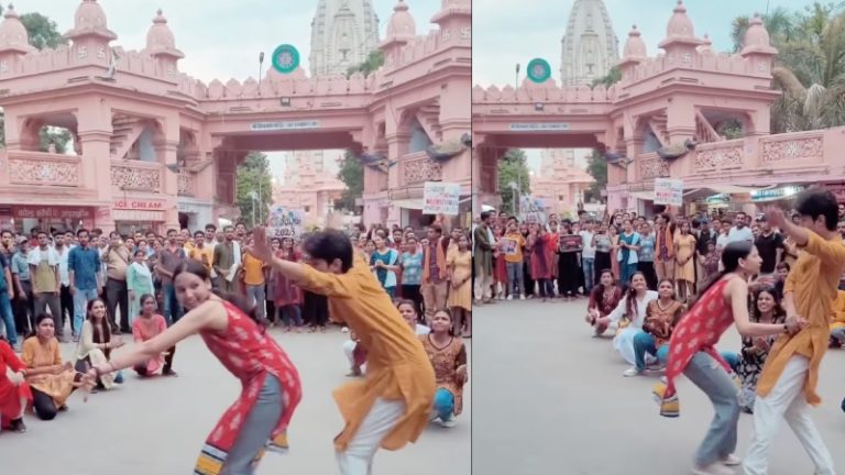 काशी विश्वनाथ मंदिर के सामने ‘छोकरा जवाँ’ गाने पर रील्स की शूटिंग: BHU के छात्रों ने अश्लील बता कर किया विरोध, ‘राहगीर’ का कार्यक्रम भी रद्द करने की माँग