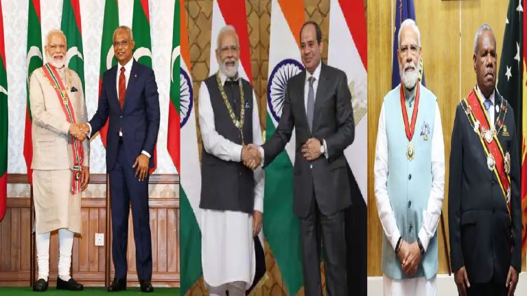 9 साल, 13 देशों ने दिया अपना सर्वोच्च सम्मान… देखें कैसे दुनिया भर में गूँजा मोदी-मोदी, कहाँ-कहाँ किस-किस सम्मान से नवाजे गए PM नरेंद्र मोदी