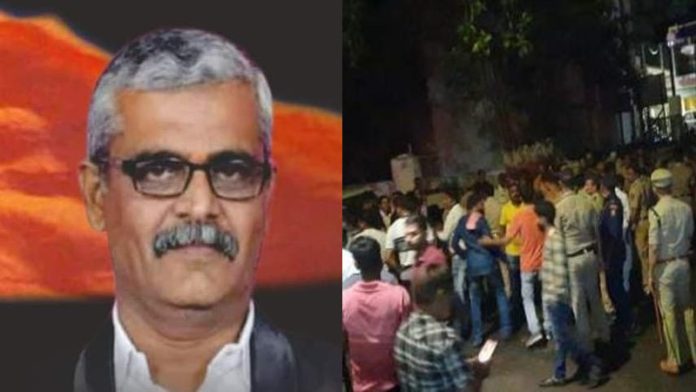 वर्धा आरएसएस नेता पिटाई