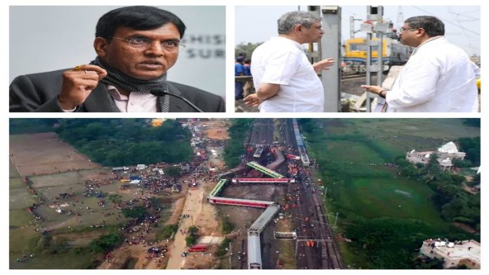 घटनास्थल पर अश्विनी-प्रधान और मंडाविया