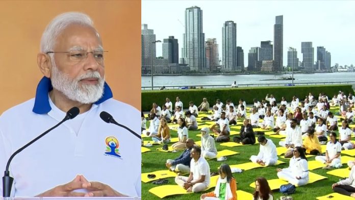 प्रधानमंत्री नरेंद्र मोदी, अंतरराष्ट्रीय योग दिवस, अमेरिका