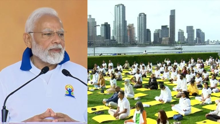 ‘कॉपीराइट्स, पेटेंट्स और रॉयल्टी पेमेंट्स – इन सबसे मुक्त है योग’: PM मोदी ने संयुक्त राष्ट्र के मुख्यालय में सैकड़ों लोगों के साथ किया योगाभ्यास, मोटे अनाजों को बताया ‘सुपर फ़ूड’