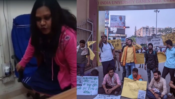 प्रोफेसर शोभना नार्लीकर, BHU, छात्रों का प्रदर्शन