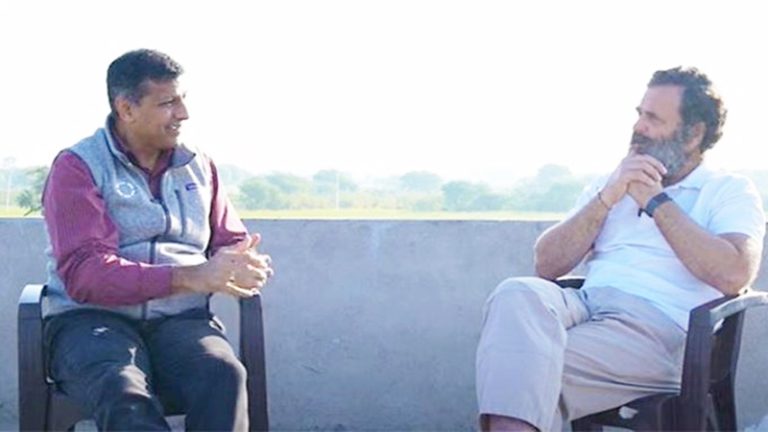 GDP पर गलत साबित हुए कॉन्ग्रेस के ‘अर्थशास्त्री’ रघुराम राजन, राहुल गाँधी से कहा था- 5% भी हुआ तो भाग्यशाली होंगे, 7.2% रहा ग्रोथ