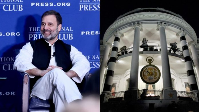 राहुल गाँधी, व्हाइट हाउस