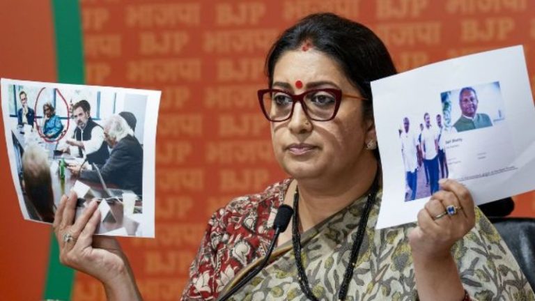 अरबपति जॉर्ज सोरोस की करीबी महिला, उसके साथ राहुल गाँधी… स्मृति ईरानी ने तस्वीर शेयर कर बोला हमला, जमात-ए-इस्लामी वाले के साथ भी संबंध